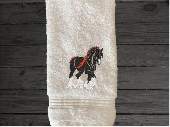 High Quality Luxury Turkish Hand Towel durable soft and absorbent, finished edges with a decorative band. Hand towel 16" x 27". Embroidered with a custom design. These luxury towels will make a wonderful wedding gift, housewarming gift, or for your own bathroom decor. Borgmanns Creations