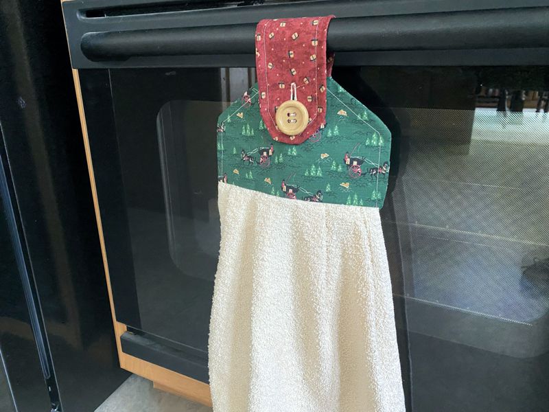 Christmas Hanging Hand Towel - Holiday Farmhouse Decor