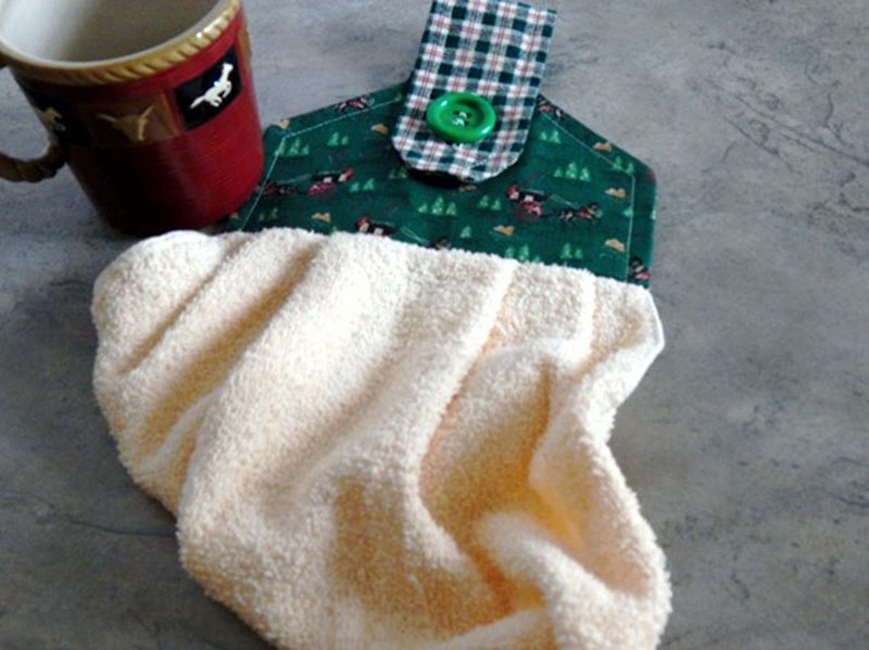 Hanging Hand Towel - Christmas Farmhouse Decor