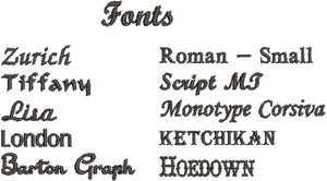 Fonts - towels - Borgmanns Creations - 6