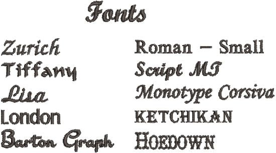 Fonts - towel - Borgmann Creations - 6