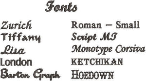 Fonts- towels - Borgmanns Creations - 3