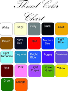 Thread color chart - custom handkerchief - Borgmanns Creations 3