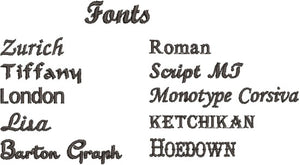 Fonts - towels - Borgmanns Creations - 3