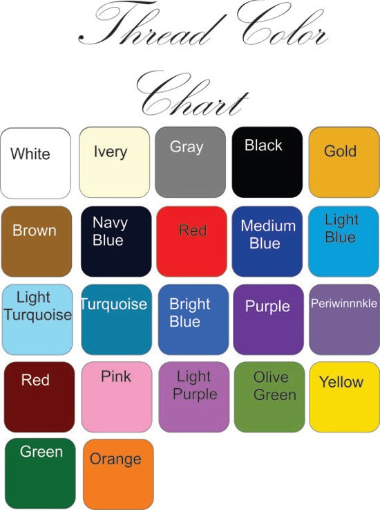 Thread Color Chart - handkerchiefs - Borgmanns Creations - 6