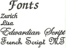 Load image into Gallery viewer, Fonts -handkerchief - Borgmanns Creations - 5
