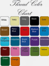 Load image into Gallery viewer, Thread Color Chart - handkerchief - Borgmanns Creations 
