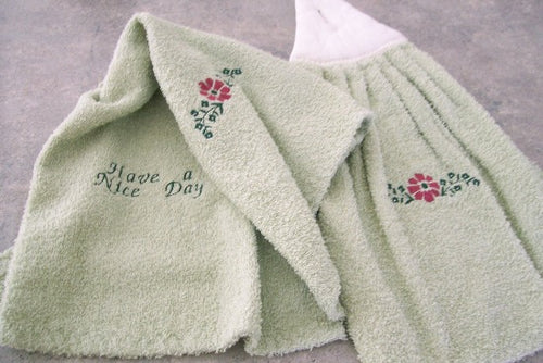Kitchen Towel Set, Horseshoe Design – Borgmanns Creations