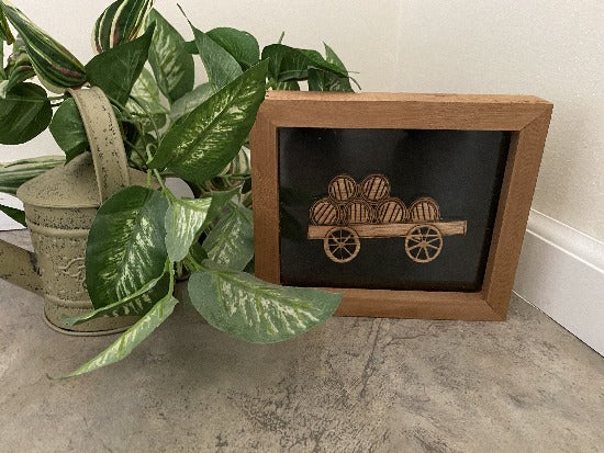 This 3D shadow box laser cut laun wood design of wooden barrels. Framed in 1" wood clear acrylic front black acrylic backing. A western theme farmhouse decor. Wall hanging gift for dad Fathers Day or birthday gift - Borgmanns Creations