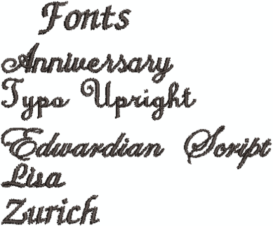 Fonts - handkerchiefs - Borgmanns Creations - 6