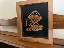 Load image into Gallery viewer, 3D shadow box wall hanging - shelf sitter - gift for mom kitchen decor - Laser cut form luan wood placed in between a black piece of acrylic an a clear piece of acrylic - framed with 1&quot; wood - Borgmanns Creations
