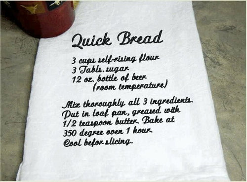 Recipe Tea Towel flour sack, 29